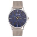 Sonata Knot Blue Dial Stainless Steel Strap Analog Watch for Men-NR77105SM04...