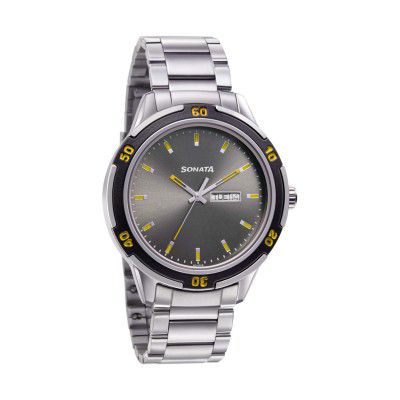 Sonata Nxt Analog Grey Dial Mens Watch-NN7138KM03/NP7138KM03