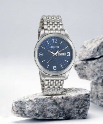 SONATA NXTII Analog Watch - For Men NP77063SM06