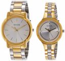 Sonata Pairs Analog Silver Dial Unisex Watch NM79548151BM01/NN79548151BM01/NP79548151BM01...
