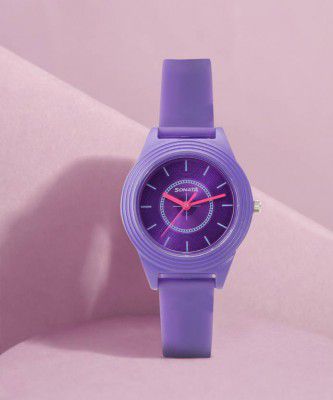 SONATA POP Collection Analog Watch - For Women 87024PP01