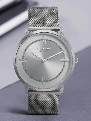 SONATA Poze Silver Dail Silver Strap Analog Watch  - For Men SP70006SM01