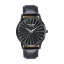 Sonata Poze Quartz Analog Black Dial Leather Strap Watch for Men...