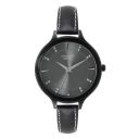 Sonata Poze Quartz Analog Gun Dial Metal Strap Watch for Women-SP80015QL01...
