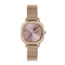 Sonata Poze Quartz Analog Pink Dial Mesh Strap Watch for Women_Sp80024Wm01W, Rose Gold Band...