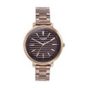 Sonata Poze Quartz Brown Dial Brown Metal Strap for Women-SP80081KM01WF...