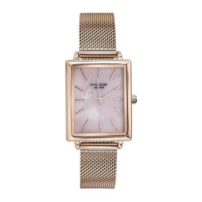 Sonata Poze Quartz Pink MOP Dial Rose Gold Metal Strap for Women-SP80079WM01WF