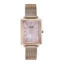 Sonata Poze Quartz Pink MOP Dial Rose Gold Metal Strap for Women-SP80079WM01WF...