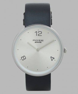 SONATA  Poze Silver Dail Silver Strap Analog Watch - For Men SP70007SL02