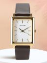 SONATA Quartz White Dial Brown Leather Strap Analog Watch - For Men NT7078YL01...