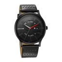 Sonata RPM Black Dial Leather Strap Analog Watch for Men-77105NL06...