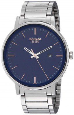 Sonata Sleek 2.0 Analog Blue Dial Mens Watch-NM7131SM01 / NL7131SM01/NP7131SM01