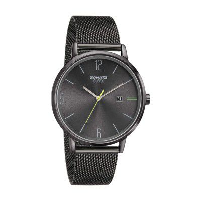 Sonata Sleek Analog Grey Dial Mens Watch 7131NM01/NN7131NM01/NP7131NM01