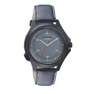 Sonata Stride Analog Mens Watch-7130PL02 / 7130PL02