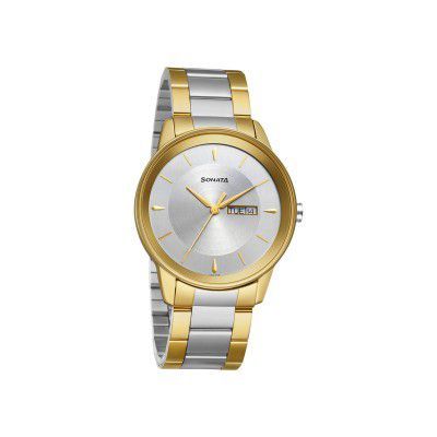 Sonata Utsav 2020 Analog Silver Dial Mens Watch-7133BM03/NP7133BM03