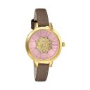 Sonata Women Leather Analog Pink Dial Watch-8141Yl02, Band Color-Brown...