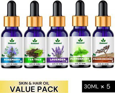 Sonavi Essential Oil for Hair Growth Long, Healthy and Strong Hair Essential Oil Hair Oil  (150 ml)