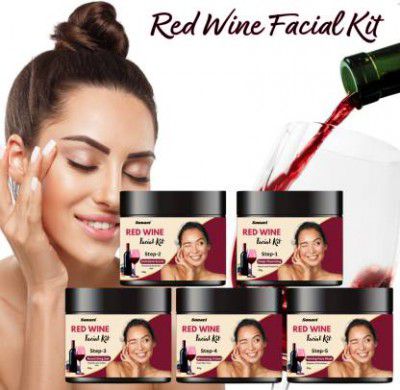 Sonavi Glow Professional Red Wine Facial Kit, Premium Quality For Fairness Whiting Skin  (250 g)