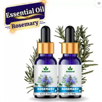 Sonavi Rosemary Pure Essential Oil for Hair Growth, Skin, Anti Dandruff Essential Oil  (60 ml)
