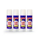Soni Officemate Glue Stick 8 gm Pack of 4 | Strong Hold, Quick-Dry PVP Adhesive
