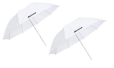 Sonia Professional White Umbrella 100cms 36 inch/91cm for Photography Studio Light Flash, Camera Flash, Video Light 2 Pcs Combo