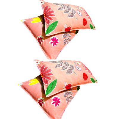 Soniasaa Prime Collection 213 TC Soft Cotton-Blend Pillow Covers 4 Pieces 17 x27 Inches(Standard Size) for Home and Hotel use Model A-0391