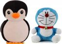 SONIYA ENTERPRISES Cuddly Stuffed Toy Penguin Black and Doremon for Kids Special Edition OO1677...