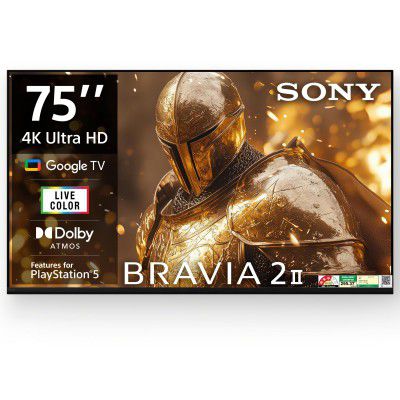 Sony (75") BRAVIA 2M2 Series 4K HD Smart LED Google TV K-75S25BM2