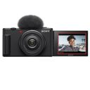 Sony Digital Camera ZV-1F for Content Creators with Ultra-Wide 20mm Prime Lens | Soft Skin Feature | Bokeh | Creative Look | Active Mode Stabilisation -Black...