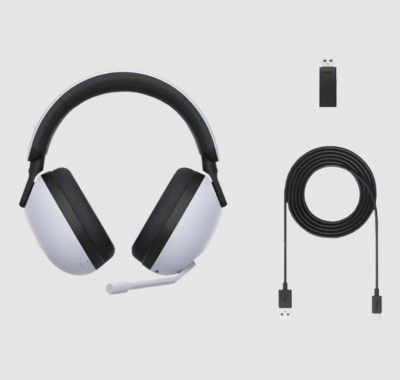 SONY INZONE H7 WH-G700 Bluetooth Gaming Headphone (360 Spatial Sound, Over Ear, White)