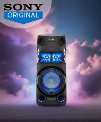 [Extra Rs.5000 Off] SONY MHC-V43D Portable Party Speaker, Karaoke, Gesture Control Bluetooth Party Speaker  (Black, Stereo Channel)