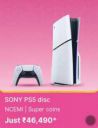 SONY PlayStation5 Console CFI-2008A01X 1024 GB Just ₹46,490* Big Billion Sale Price...