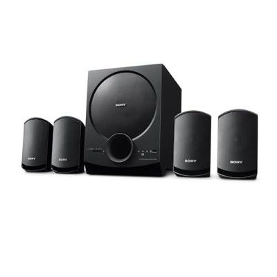 Sony SA-D40M2 4.1ch Home Theatre Speaker with 100W Power Output and Powerful Subwoofer - Black