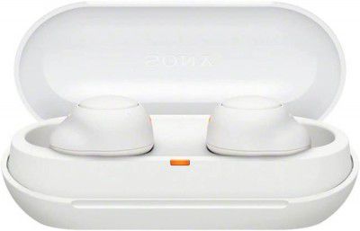 SONY WF-C500 IPX4/20Hrs Battery Life Bluetooth  (White, True Wireless)