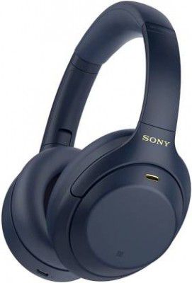 SONY WH1000XM4/LM Bluetooth Headset  (Blue, On the Ear)
