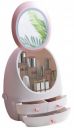 Sooyee White Makeup Organizer,Modern Jewelry and Cosmetic Storage Display Boxes with Led Lighted Mirror,Cosmetic Storage for Bathroom, Dresser, Vanity and Countertop(3 Drawers)...