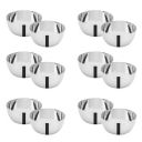Sorabh AVT 5 Stainless Steel Apple Vati Bowl/Katori for Serving Dish 20g (Plain,Set of 12)...