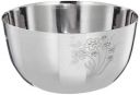 Sorabh LAVT-5 Premium Quality Stainless Steel Apple Vati/Bowl 5 inch 20g (Laser, Set of 6)...