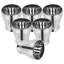 Sorabh LLGL Lily Glass Laser (Pack of 6), Silver, Medium, LLGL-Pk6...