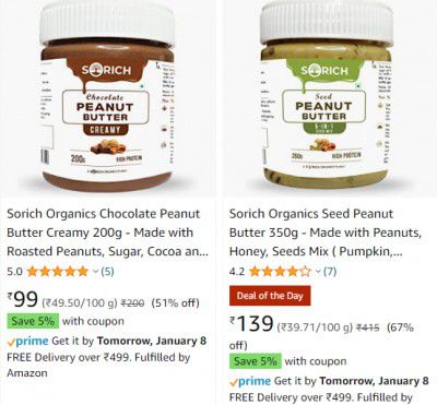 Sorich Organics Butter Mini. 50% Off | Apply 5% Coupon