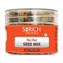 Sorich Organics Peri Peri Seeds Mix 150 Gm - Blended with Pumpkin Seeds, Flax Seeds, Watermelon Seeds, Sunflower Seeds, Spices and Condiments | Spicy Seeds Mix | Ready to Eat Snacks | Tasty and Health...