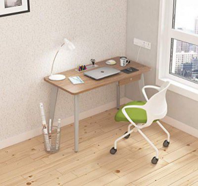 SOS Spacewood LiteOffice Smart Desk with Drawer Home and Office Table (Persian Walnut)