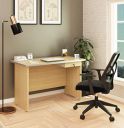 SOS Spacewood LiteOffice Wooden Finish Multi Desk with Drawer Home and Office Table (Urban Teak)...