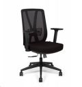 SOS Spacewood LiteOffice Xline LX Mesh Back Nylon Base Ergonomic Office Chair (Black)...