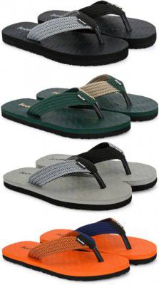 SOSU 4 Pairs Slippers for Men Slippers