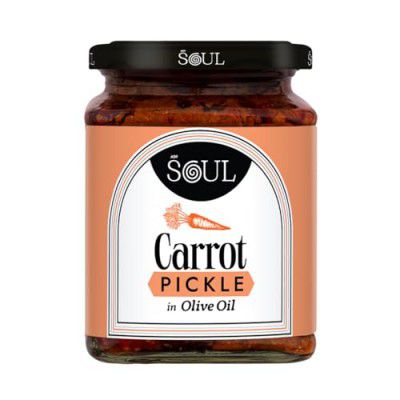 Soul Carrot Pickle in Olive Oil 265 Grams - A Flavorful Fusion Infused with Premium Olive Oil
