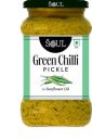 Soul Green Chilli Pickle 375g - Handcrafted Gourmet Zest in Sunflower Oil...
