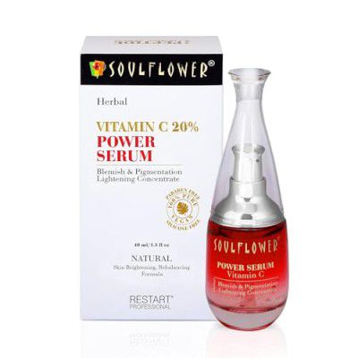 Soulflower 20% Vitamin C Face Serum 40ml