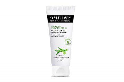 Soulflower Aloe Vera Gel with Vitamin C, Hyaluronic Acid, Tea Tree | 50ml