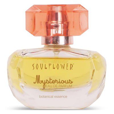 Soulflower Mysterious EAU De Parfum for Women Premium Luxury Long Lasting Fragrance EDP Perfume 16% Essential Oils | Gift for Women | 30ml